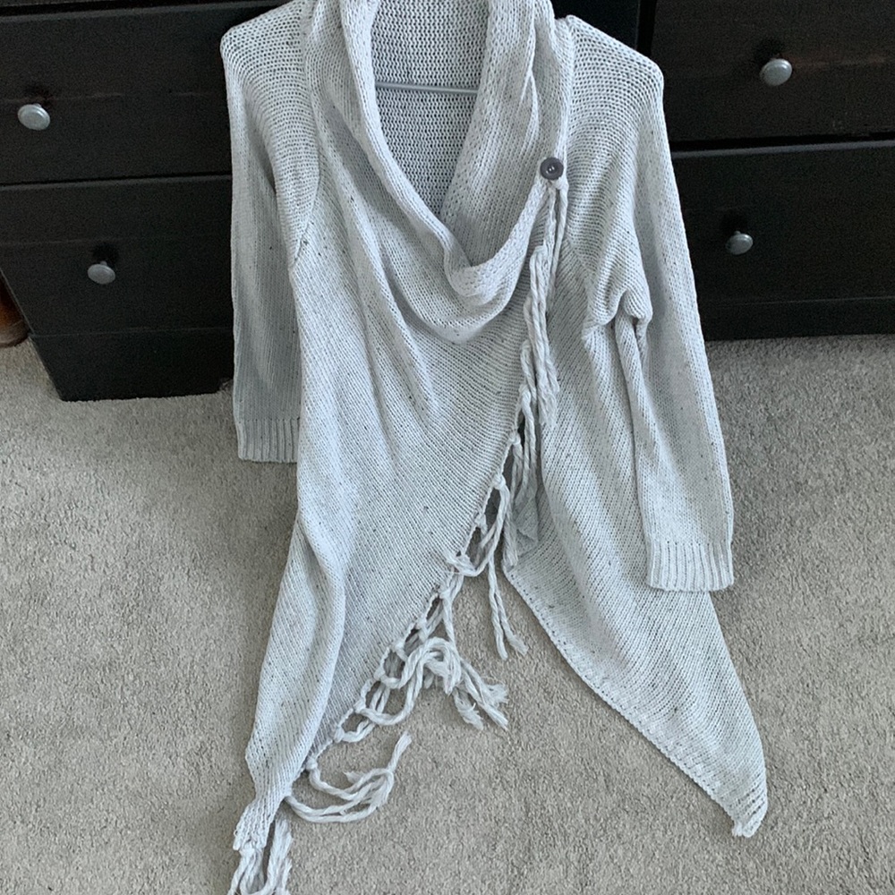 Gray ladies sweater size M